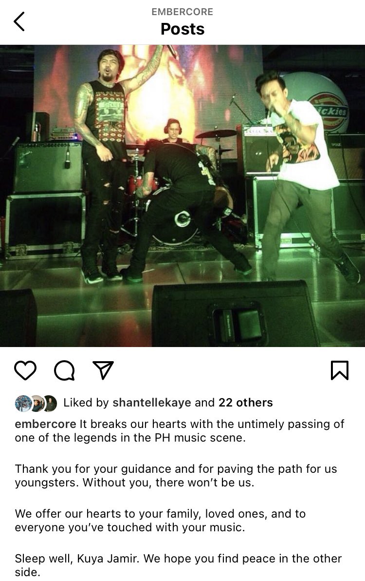 Sleep well, Kuya Jamir. We hope you find peace in the other side. <a href="/slapshock/">Slapshock</a>