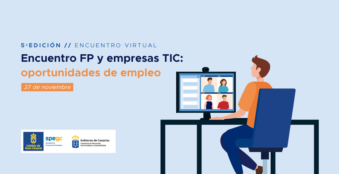 EdosoftFactory's tweet photo. 😊 Un año más participamos (esta vez online) en el encuentro #FP y empresas #TIC organizado por la @SPEGC.
Nos acercaremos al alumnado de Formación Profesional para explicarles qué les depara el mercado laboral, cómo trabajamos en #Edosoft y qué perfiles demandamos 💪. https://t.co/grVNngDS79