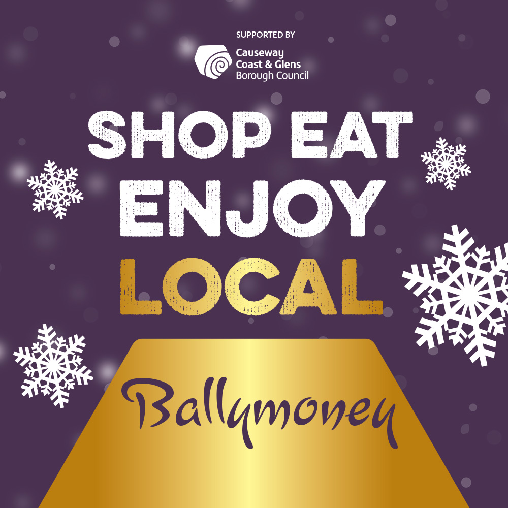 CCAGBusiness's tweet photo. Please help spread the #ShopEatEnjoyBallymoney message.  See main tweet in this thread to download #Ballymoney https://t.co/ThOUmJR2ay