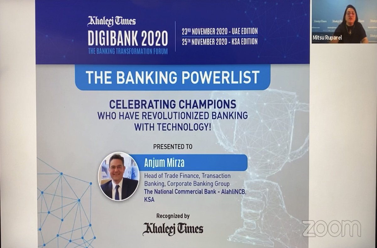 anjum_m's tweet photo. It was and honour to be recognised at the Digibank event. https://t.co/CNKCWvIfxs