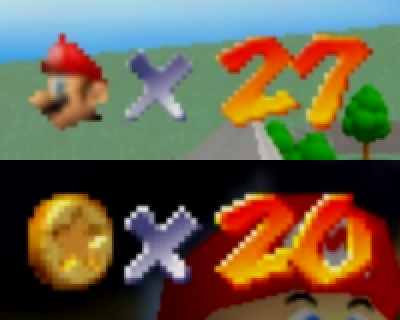 さゆぬ على تويتر Wii U バーチャルコンソールの スーパーマリオ 64 は 画面上部の数字などが痩せて暈けていて汚い 図の上 スターを取ってコースから出た時の Hi Score の画面では本来の表示に近い 図の下 さゆぬ على تويتر Wii U バーチャルコンソールの スーパーマリオ 64 は 画面上部の数字などが痩せて暈けていて汚い 図の上 スターを取ってコースから出た時の Hi Score の画面では本来の表示に近い 図の下