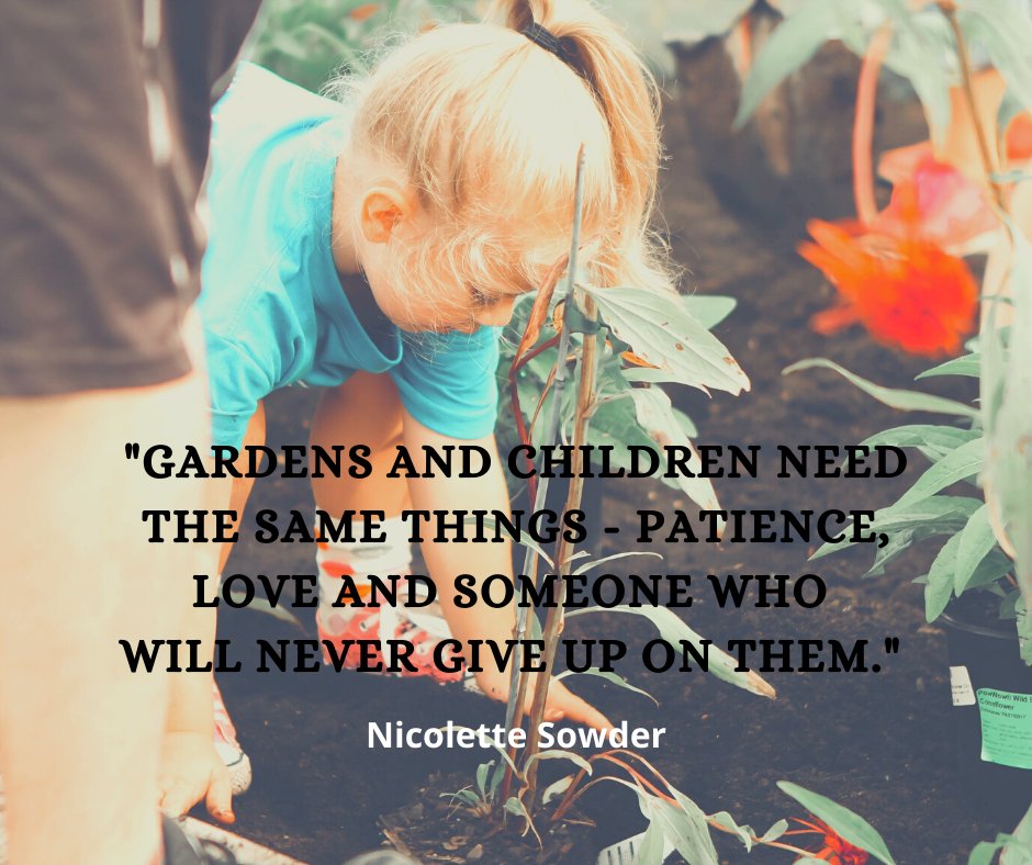 GardnerPartner's tweet photo. "Yes, kids love technology, but they also love legos, scented markers, handstands, books and mud puddles. Its all about balance" 
#GardenersWorld #Children @Littlefingerti1 https://t.co/WJKMfhu0bL