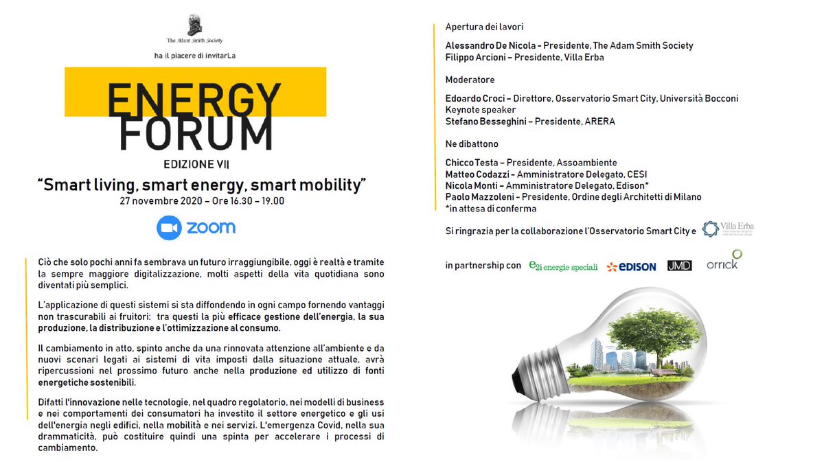 cesispa's tweet photo. Energy Forum 2020: our CEO, Matteo Codazzi, will present CESI’s commitment in #resilience of #electricity #grids, reducing #emissions, #flexibilization of #power network and #digitalization for #electric utilities. Learn more about this: https://t.co/f8D8wB8QWS @mims @JimHarris https://t.co/UTTKs8QV8l