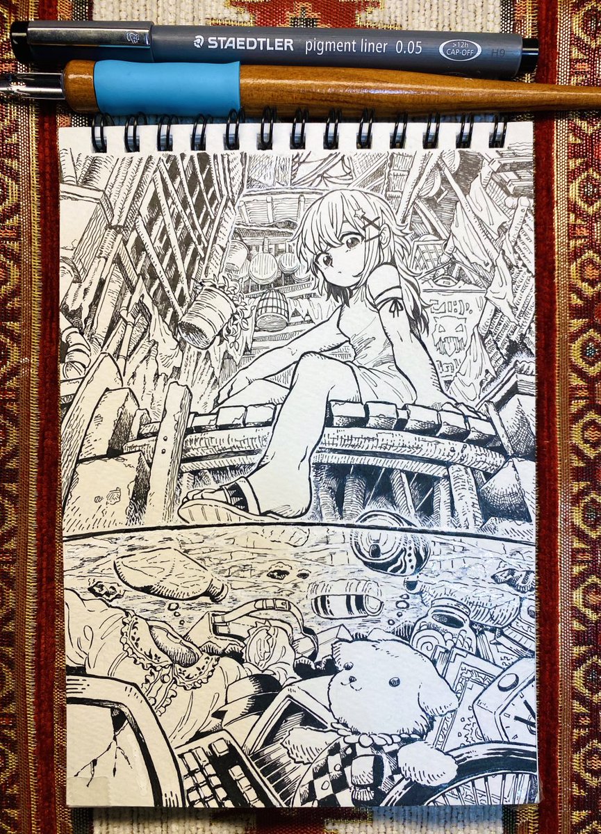 「流れ着く」 