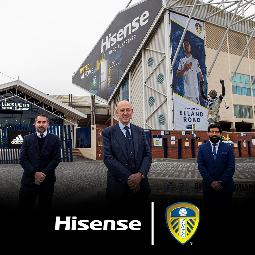 HisenseUK's tweet photo. 🚨 BIG NEWS 🚨

It's confirmed! We're now an official partner of @LUFC ⚽️

Like this post if you're just as excited as we are about the partnership 👍 

Read all about it here 👉 https://t.co/Bo2azoi269

#UnitedAtHome #LUFC https://t.co/hAYzjQCbRQ