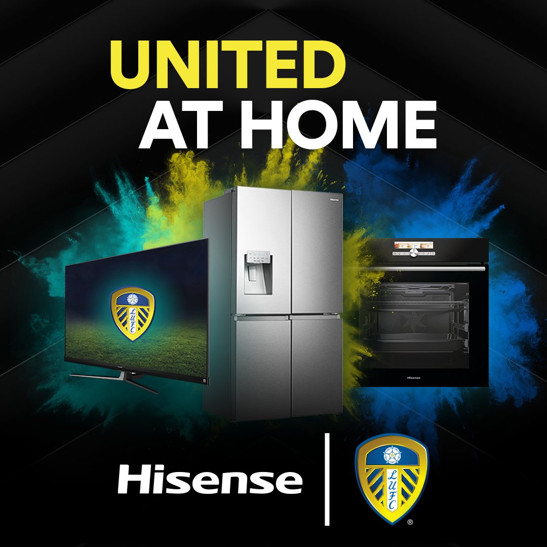 HisenseUK's tweet photo. 🚨 BIG NEWS 🚨

It's confirmed! We're now an official partner of @LUFC ⚽️

Like this post if you're just as excited as we are about the partnership 👍 

Read all about it here 👉 https://t.co/Bo2azoi269

#UnitedAtHome #LUFC https://t.co/hAYzjQCbRQ