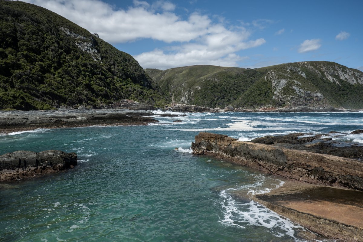 Discover the beauty of the Garden Route and its jewel ~ the Tsitsikamma National Park! The swing bridge system was upgraded a few years ago and now the walk to the other side is even easier. 
Its time to go #BackpackingSA again!
#YouthTravel #GardenRoute
Photos @SaltyCProducti1