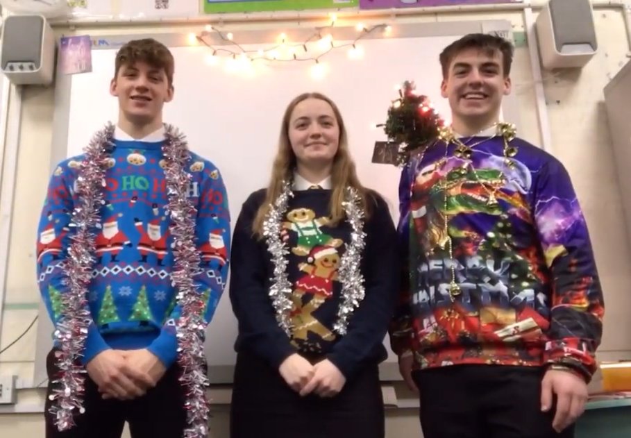 CryptSixth's tweet photo. Remember to dig out your Christmas Jumpers for non uniform day on the 11th December #CryptSixthForm

Watch the video below...
https://t.co/z30N7g8998 https://t.co/8lOr3GEk0Q