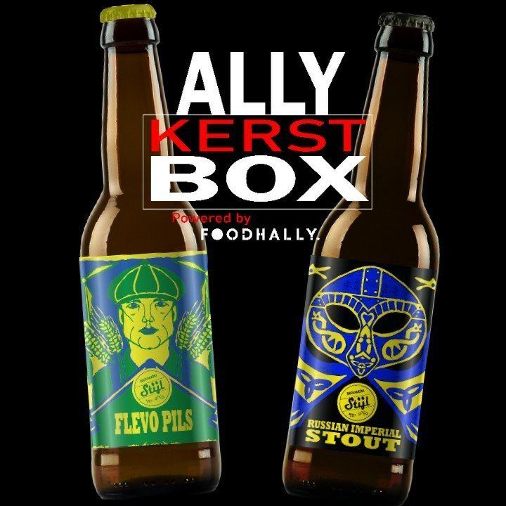 BrouwerijStijl's tweet photo. De ALLY Kerst Box heeft ook Stijl!
Ben één van de eersten die de Flevo Pils proeft. Gebrouwen met biologisch geteelde Flevolandse granen én restbrood.
Als toetje de Russian Imperial Stout.
#SteunALLY en koop de #ALLYKerstBox vol lokale producten.
Te bestellen vanaf 30 nov. https://t.co/1u6z7BxYYx