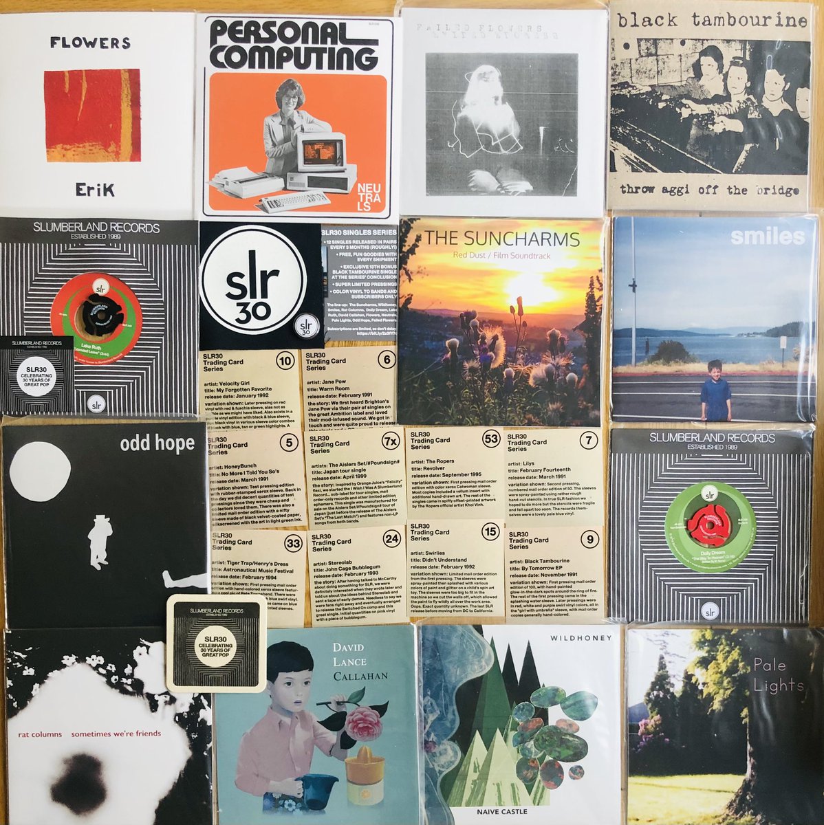 Christmas arrives early at Suncharms Castle! We still are absolutely thrilled to be part of slr30! Amazing bands, sonic masterpieces, stunning art work. The case candy is a fab bonus. 30 cheers for Mike! <a href="/SlumberlandRecs/">Slumberland Records</a> <a href="/Neutrals13/">Neutrals</a> <a href="/wildhoneybmore/">Wildhoney</a> <a href="/TheWolfhounds/">Aristokrat</a> @PaleLights