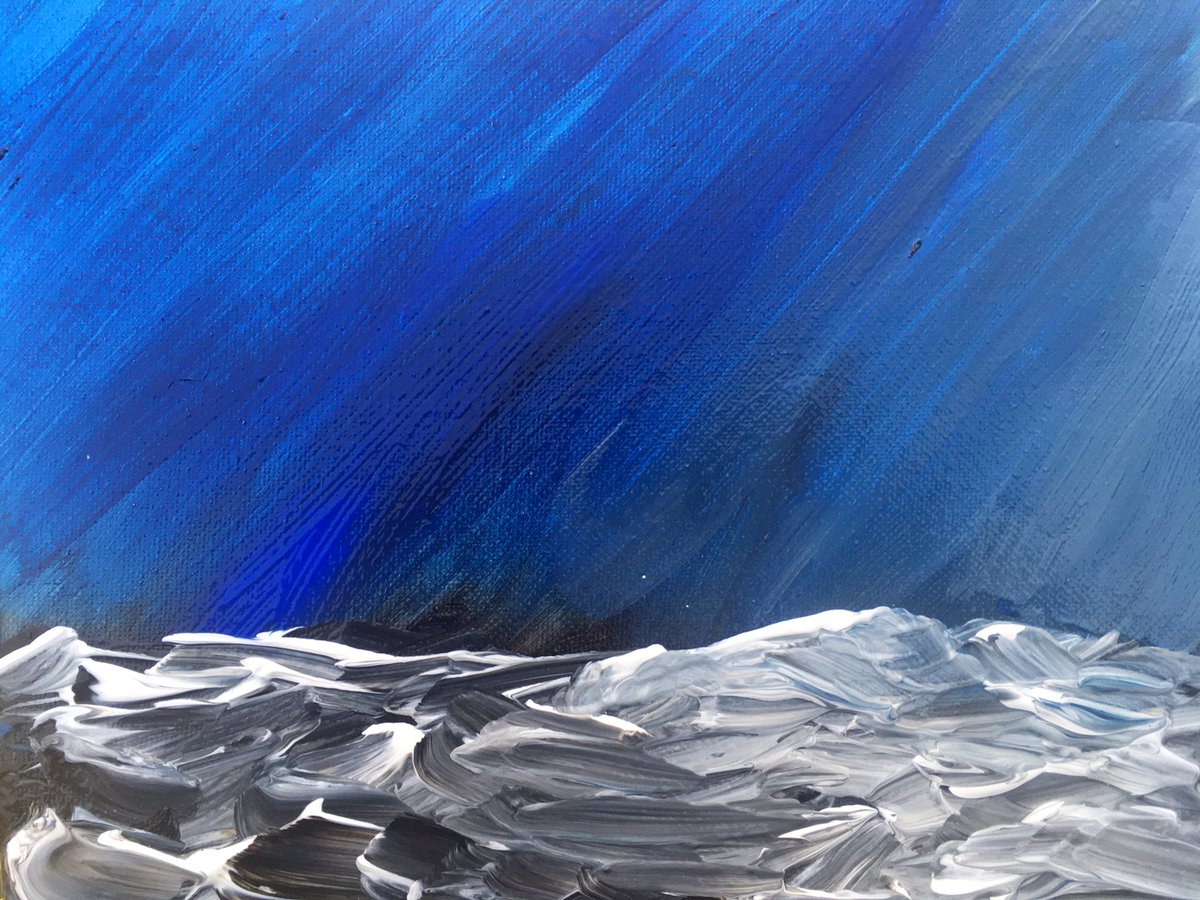 susanpmains's tweet photo. Seas Rising. Thought of today’s to-do list and felt a wee panic. So tried to channel the energies into a quick painting, so I can re-focus! (Perhaps the image gives away the Friday feeling of needing a parallel me! 😳😅) #arttherapy #creativecoasts #nearlytheweekend #seasrising https://t.co/J5UsDV1EeT