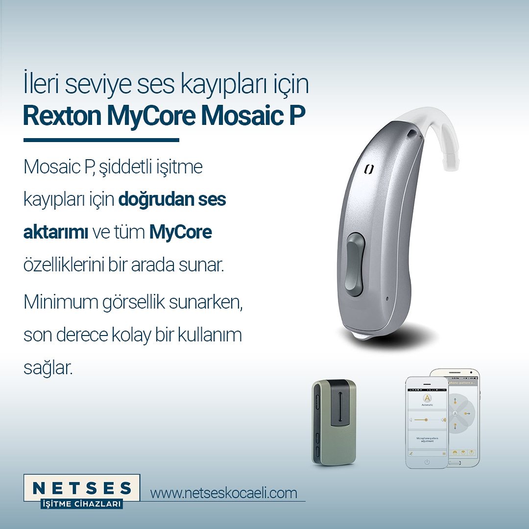 İleri seviye ses kayıpları için Rexton MyCore Mosaic P tam aradığınız çözüm daha detaylı bilgi için bizimle iletişime geçin!
💻 netseskocaeli.com 
#işitmecihazı #işitmecihazları  #signiahearing #signia #netseskocaeli #arastapark #arastaparkavm #kocaeli #evdekaltürkiye