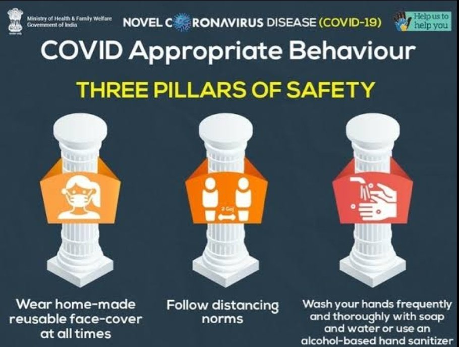 DrmMys's tweet photo. Follow these simple precautions to reduce your chances of contracting #COVIDー19.
#WearAMask
#PracticeSocialDistance
#WashYourHands https://t.co/7hp4eiru49