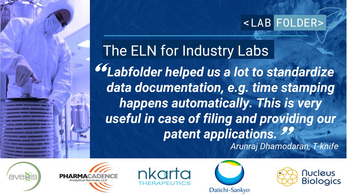 labfolder's tweet image. Free yourself from #timestamping issues. Labfolder ELN enables #industrylabs to timestamp entries, to help laboratories maintain levels of standardization and #compliance.
bit.ly/3nDN4yT