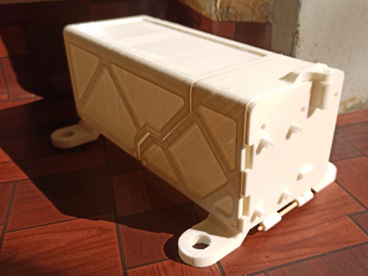 NLIspaceclub's tweet photo. First look at the #PocketQube standard deployer we are working on as a part of ISRO PS4-OP program.We are also pleased to announce our partnership with @DCUBEDspace for the pinpuller of our POD design.Their pinpuller will greatly reduce the complexity of our deployment mechanism. https://t.co/JYsWPFSK3S