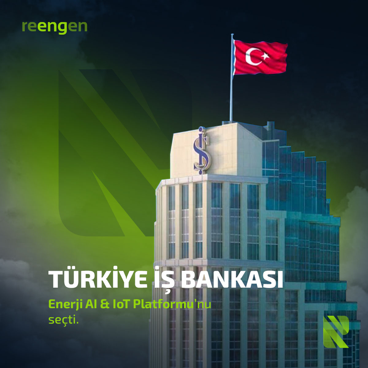 🚀 Türkiye İş Bankası, Reengen’le gücünü birleştiriyor!

📣 Türkiye İş Bankası, portföyündeki tüm şubelerin enerji ve sürdürülebilirlik yönetimini Reengen Enerji AI & IoT Platformu ile uçtan uca dijitalleştiriyor.

@isbankasi #türkiyeişbankası #reengen #weRenergymanagers