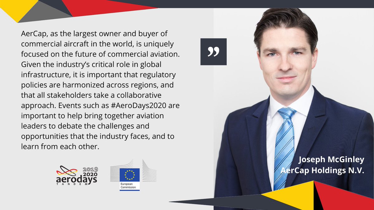 bdlipresse's tweet photo. "Events such as #AeroDays2020 are important to help bring together aviation leaders to debate the challenges and opportunities that the industry faces, and to learn from each other", says Joseph McGinley from AerCap Holdings. #BAS2020 #FORUM2020 https://t.co/9ig6x48yS8