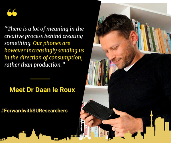 StellenboschUni's tweet photo. #Researchforimpact 
Have you ever been curious about the person behind the research and what makes them tick?
Meet Dr Daan le Roux of the Cognition and Technology Research Group based in the Information Science department.
https://t.co/0N1iHuYjtZ
#ForwardwithSUResearchers https://t.co/4BW37FrSdb