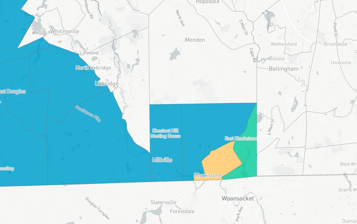 We're trying to get to Bristol and Plymouth counties, where the vast majority of the Trump precincts remain. To pick up Blackstone-2 we need to pick up Blackstone-1, which nets Biden a measly 10 votes. TPO: +5,650