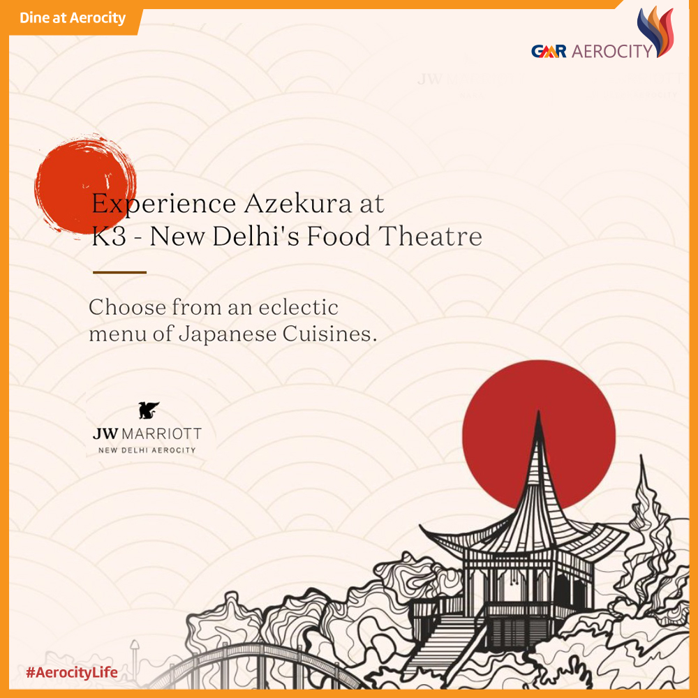 Come and experience the new way of dining at GMR Aerocity. From adding your own flavor to dishes to special cocktail shout outs. This and Much More ! #AerocityLife
#GMRAerocity