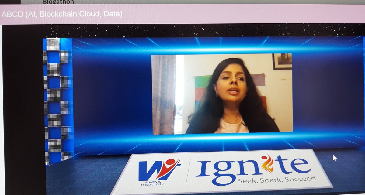 sugandhasrik's tweet photo. Listening to @mskohli on ABCD .. innovation, revenue through diverse talent team with AI, Blockchain, Cloud, Data. #WiTIgnite https://t.co/LXKQ3sUhOe
