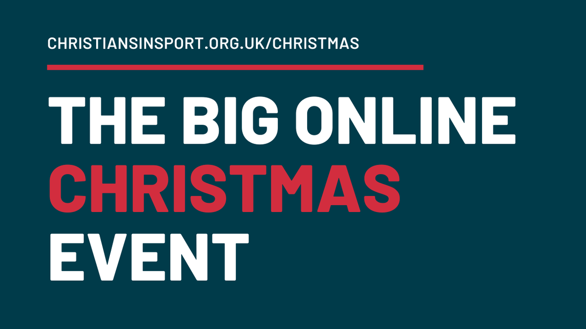 CIS_UK's tweet photo. Gather your team again and join us on Friday for the BIG Online Christmas Event including:

⚽️ A festive sports quiz round
💬 An interview with a sportsperson
🎞️ A short Christmas film
🗣️ A talk from @DannoCiS on the Christmas story

8pm LIVE 👉 https://t.co/MpUAltYLlh https://t.co/LukEA2eTFe