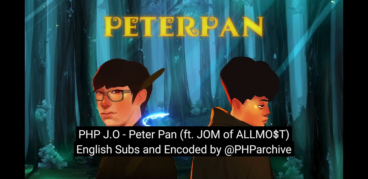 PHParchive's tweet photo. PETER PAN by PHP J.O (ft. JOM of ALLMO$T) is subbed by PHP Music Archive.

Turn on the CC! 

🔗https://t.co/RoF6Bh9l6s

#PHPPeterPan
#PHPRoadtoDebut
#PpopRapKing 
@_PHPmusic @allmostmusicinc https://t.co/8dGbaJTjZ4