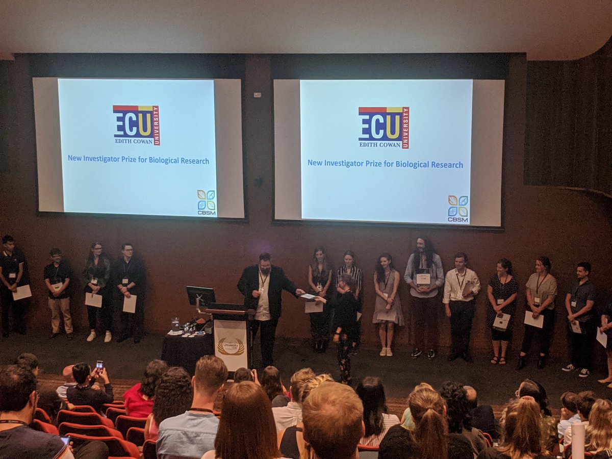 Rina Fu (@scientist_mum) on Twitter photo Congratulations to all the research prize winners and Dr Silke Jacques on winning the <a href="/EdithCowanUni/">Edith Cowan University (ECU)</a>  New Investigator Prize! 
#cbsm2020 <a href="/CBSM_WA/">Combined Biological Sciences Meeting π¦π¬π§¬πΏ</a> Congratulations to all the research prize winners and Dr Silke Jacques on winning the <a href="/EdithCowanUni/">Edith Cowan University (ECU)</a>  New Investigator Prize! 
#cbsm2020 <a href="/CBSM_WA/">Combined Biological Sciences Meeting π¦π¬π§¬πΏ</a>