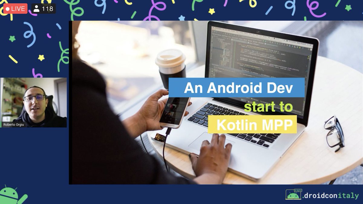 mosquitoman81's tweet image. &quot;An Android Dev start to Kotlin Multiplatform&quot; with @_tiwiz @ @Droidconit. Al solito il mago di Kotlin ci offre validi spunti! #droidconit #androidconnected #27novembre