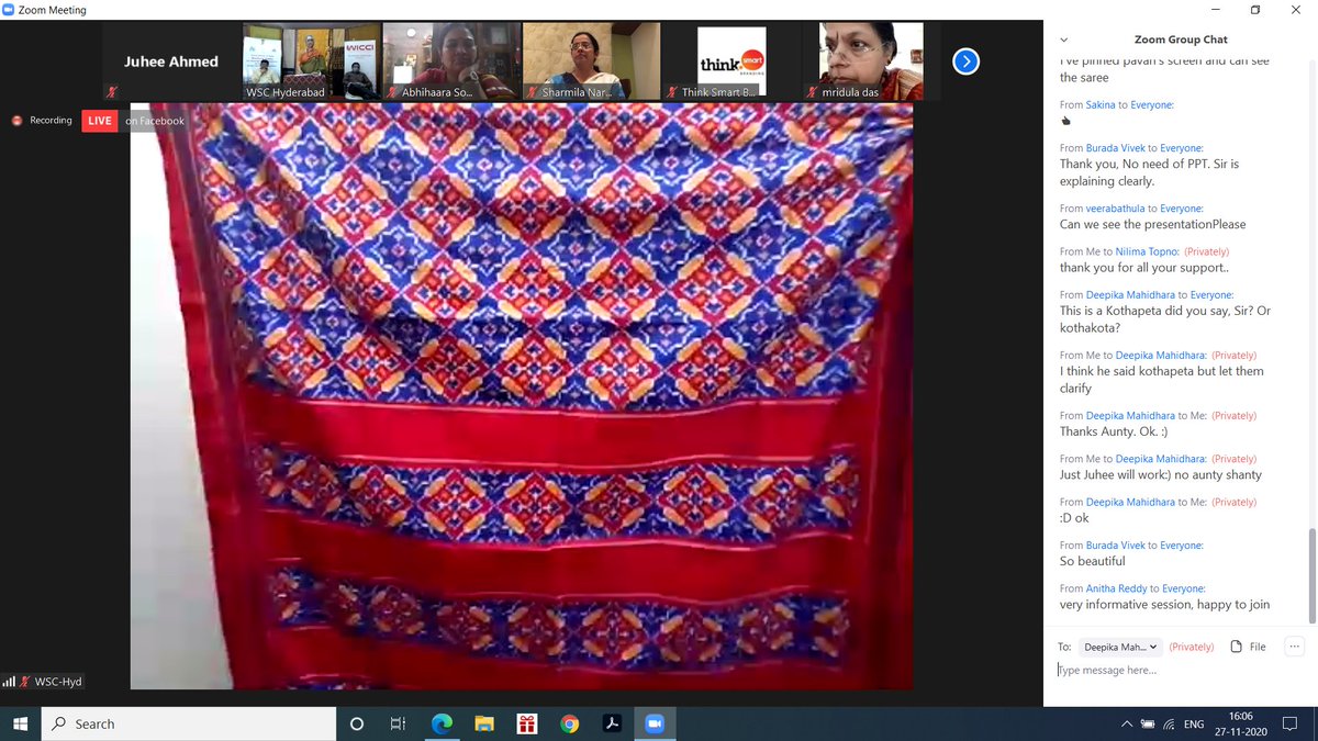 wicci_thc's tweet photo. And another spectacular design.. #wiccitelangana Our talk on Telangana weaves unveils stunning weaves and information about these weaves! https://t.co/OWFPnf78JA
