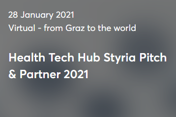 EEN_Austria's tweet photo. We are sorry that we will not be able to welcome you to Graz in person in January 2021. We have however, developed a virtual version of the Health Tech Hub Styria Pitch &amp; Partner event https://t.co/IcDdNdQPb4 #EENCanHelp https://t.co/vZxDP2Q4Jq