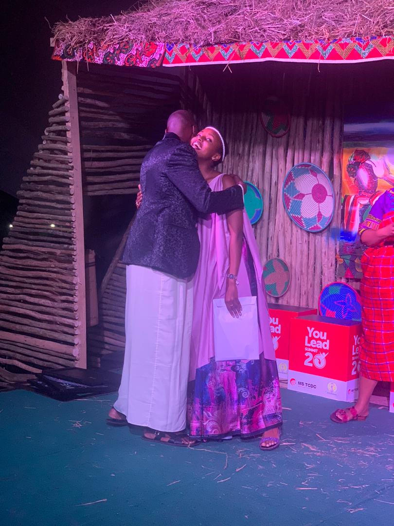 EAC_yap's tweet photo. Our own Youth Ambassadors @Mbabaziclemenc1 and @annitakomie Emerged winners on @YouLeadSummit Cultural attire and fashion night
#DevelopmentIsPeople https://t.co/vSb2GrSJ2Q