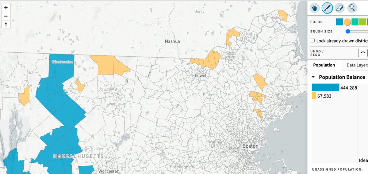These are all of the Trump precincts left in the state. Most of them voted for him by a tiny margin. I can't be certain, but I don't think it'd be most efficient to pursue the ones in Lynnfield/Middleton. We'll try to pick up the Dracut/Methuen ones and go from there.
