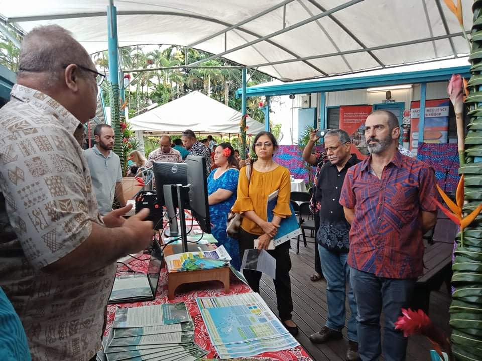 PacificR2R's tweet photo. Over 40 #Fiji Heads of Missions, Partners + focal points convened at @spc_cps for the Geoscience Energy and Maritime Division showcase. #PacificR2R introduced the #R2R spatial prioritization model - a decision support tool for integrated "whole-of-island" resource management. https://t.co/ldc0QK0mRD