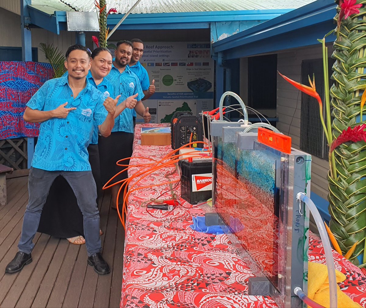 PacificR2R's tweet photo. Over 40 #Fiji Heads of Missions, Partners + focal points convened at @spc_cps for the Geoscience Energy and Maritime Division showcase. #PacificR2R introduced the #R2R spatial prioritization model - a decision support tool for integrated "whole-of-island" resource management. https://t.co/ldc0QK0mRD