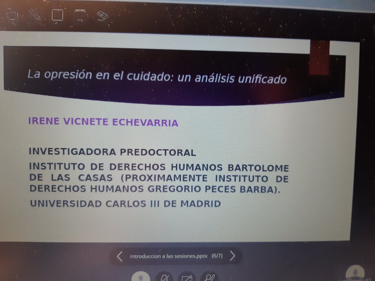 mariagemaquint1's tweet photo. Enseguida continuamos con el IV SEMINARIO GENERAL SOBRE TRABAJO DOMESTICO @iegUC3M #LabDS #SPTD.
ahora con @irene_vicente del @idhbc_uc3m https://t.co/sKBZb158IY
