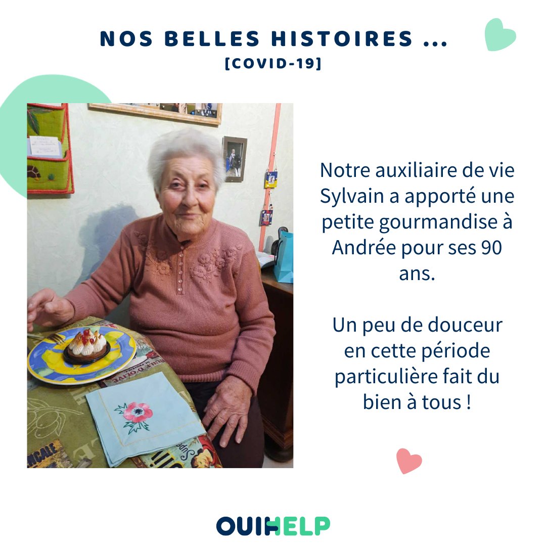 ❤️😍🎂 De belles histoires se créent chez Ouihelp, et ce n'est pas prêt de s'arrêter...