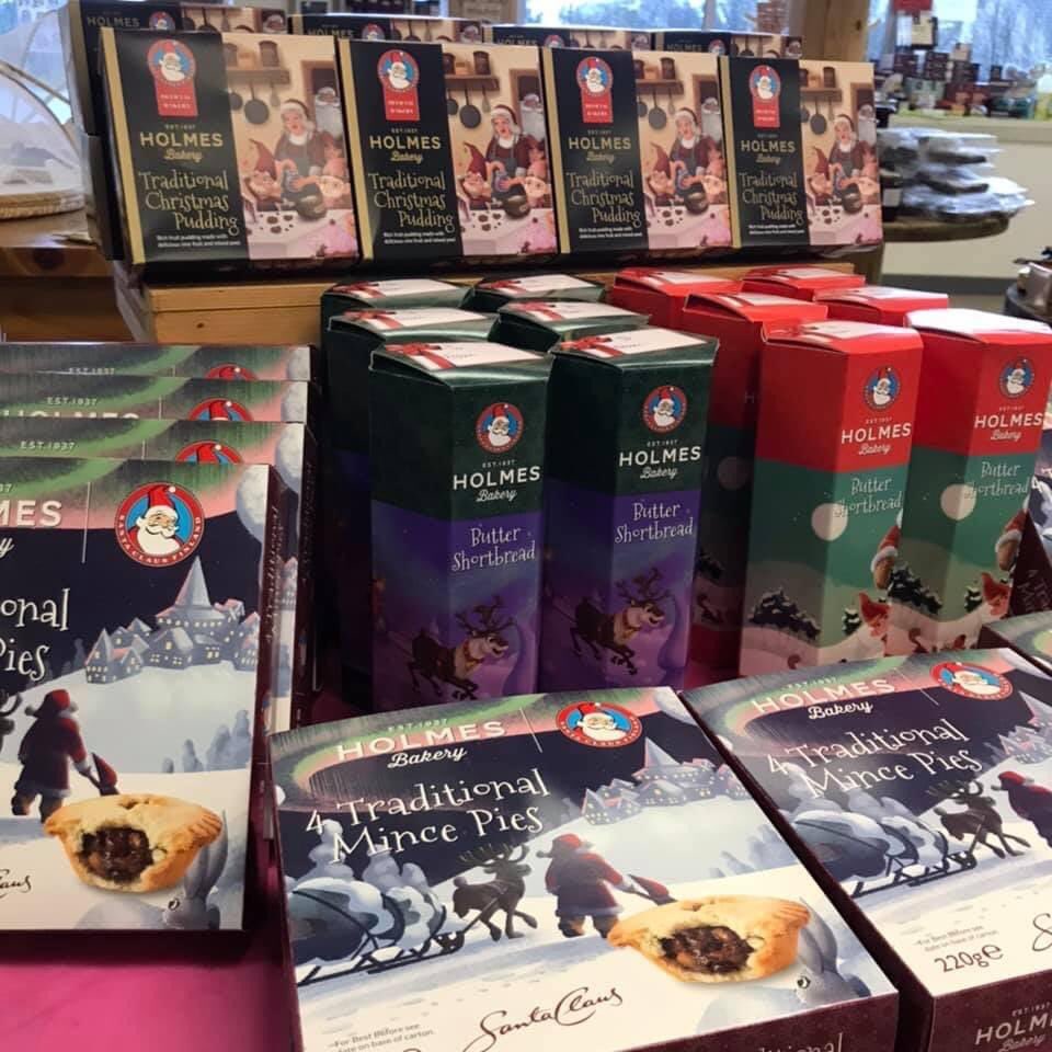 It's begining to look a lot like Christmas at Killure Farm Shop

If you are in the area make sure to call in and pick up some of our Holmes Bakery range :)

#SupportLocal #BlackFriday #holmesbakery #Christmas #FoodNI #NIfood #EmbraceAGiantSpirit