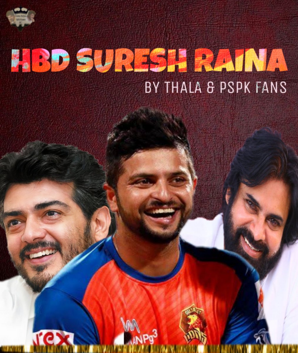 AjithPSPK_fans's tweet photo. Wishing Beloved @imraina A Very Happy Birthday🎂 on behalf of Ustaad @PawanKalyan &amp; #ThalaAjith Kumar Cults❤️

Design : @Md_Mustafa_01

#HappyBirthdayRaina 
#Valimai | #VakeelSaab https://t.co/93mHC290NI