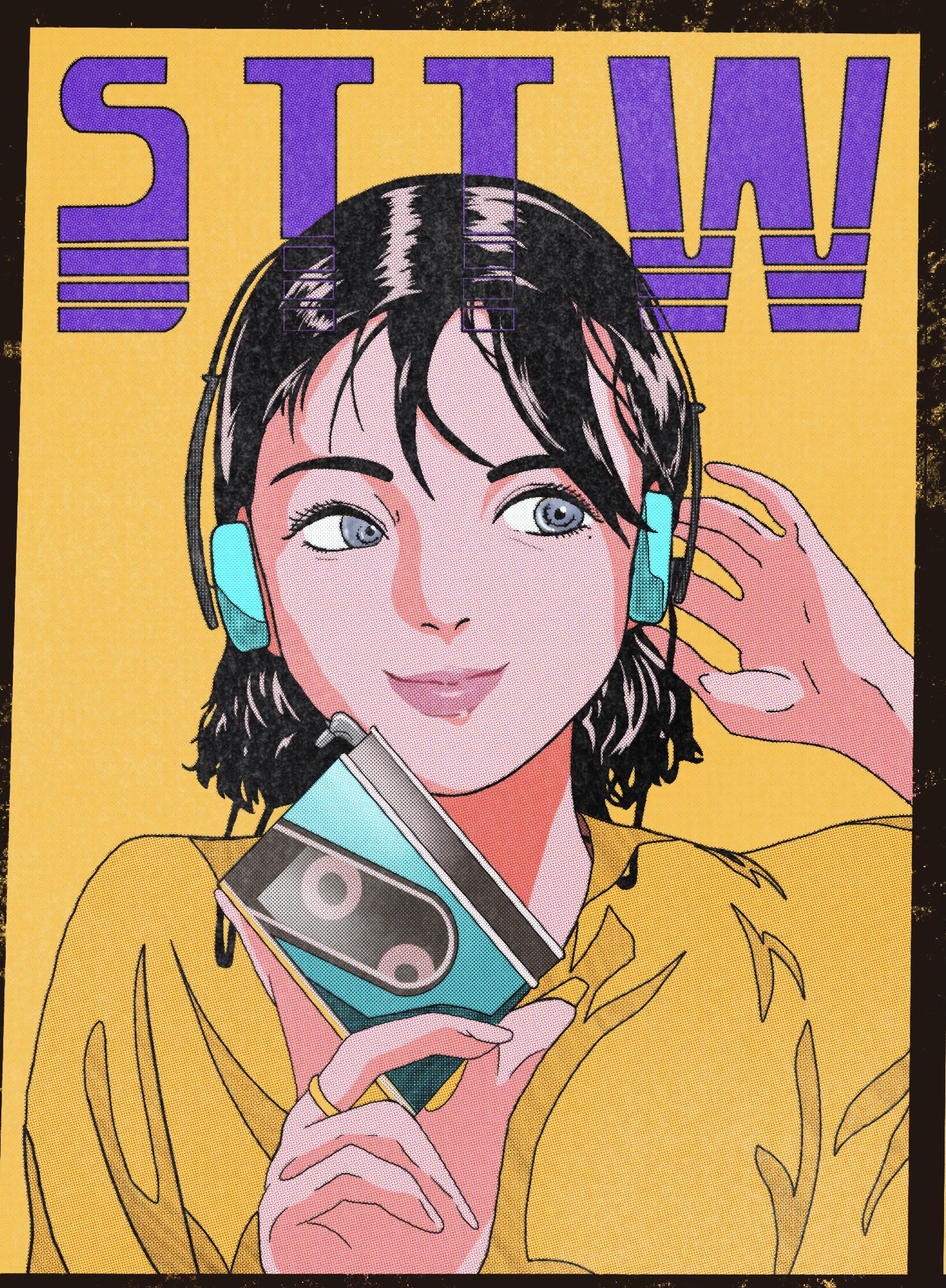 Sttw Smile To The World 在 Twitter 上 Art Painting Digitalart Digitalillustration Portait アート 似顔絵 デジタルイラスト エモい Chill 夏 Summer オシャレ ロゴ ロゴデザイン ストリート Skate スケボー Skateboard 軽美術部 90年代風