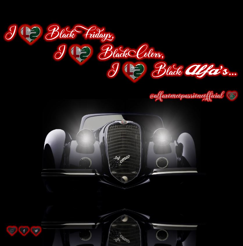 I   🖤 Black Alfa's ❗❤️🐍🍀
#welovealfaromeo