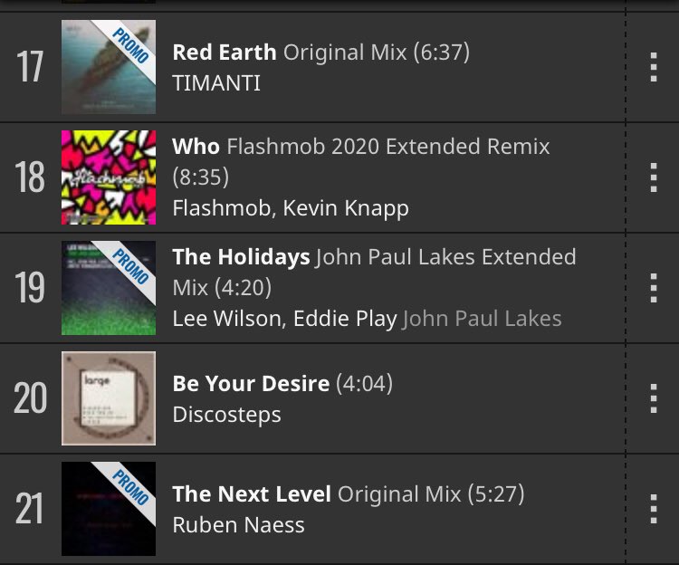 AlukuRebels's tweet photo. New promo release by @timanti__ Red Earth is 17th on the @traxsource weekend weapons today . Thank you for the support ππ½β€οΈ
Promo link
https://t.co/pdLLO45iap https://t.co/pvTHf3yIEg