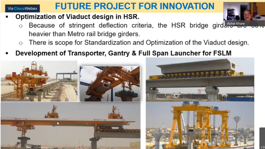 (3)🅻🅸🆅🅴-Mr. Achal Khare,Managing Director, National High-Speed Rail Corporation Limited (NHSRCL) gave a brief Presentation about the "MUMBAI-AHMEDABAD High Speed Rail Project : Opportunities & Innovation in High Speed Railway " #PHDCCI  #RailwaySeries  @nhsrcl