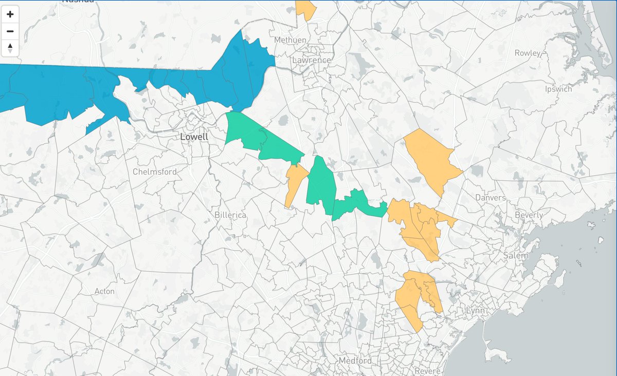By now I can tell that this isn't gonna happen. But let's at least try to get to Lynnfield before the district flips. The green precincts voted 5,638-4,484 Biden. (I realized Tewksbury-2A narrowly went for Trump while doing this.)Biden nets 1,154 votes. TPO: +908