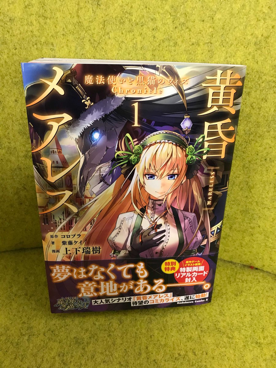 ヤングエースup公式 魔導士クラウは師匠の黒猫ウィズと共に突如異世界に迷い込んでしまう そこは叶わなかった 夢 が実体化し人を襲う 夢と現実の狭間の異界 で 黄昏メアレス 魔法使いと黒猫のウィズchronicle コミックス1巻 12月10日発売 ヤングエースup公式 魔導士クラウは師匠の黒猫ウィズと共に突如異世界に迷い込んでしまう そこは叶わなかった 夢 が実体化し人を襲う 夢と現実の狭間の異界 で 黄昏メアレス 魔法使いと黒猫のウィズchronicle コミックス1巻 12月10日発売