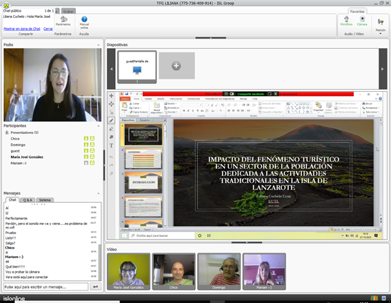 Ha sido presentado en la #eutl el trabajo de fin de grado:  "Impacto del fenómeno turístico en un sector de la población dedicada a las #actividades #tradicionales en la isla de #Lanzarote" ha sido presentado por  Dña. Liliana Curbelo Cruz.
<a href="/CabildoLZ/">Cabildo de Lanzarote</a> 
<a href="/ULPGC/">ULPGC</a> 
<a href="/TurismoLZT/">Turismo Lanzarote</a>