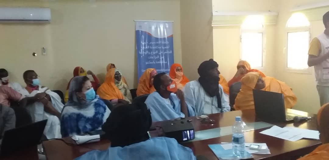 PbfProjet's tweet image. Revue annuelle et clôture du Projet de renforcement des capacités pour la prévention des conflits dans la Moughataa de Bassikounou.
Du 26 au 27 novembre 2020
@ANgororano @PNUDMauritanie @OnuMauritanie @ohchrmauritania @UNICEFMauritani @MoussaMMaouloud