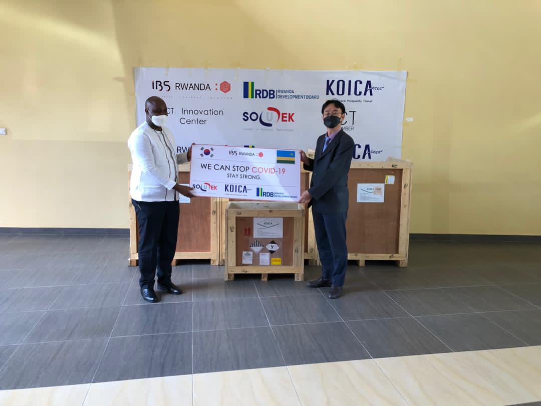 Today <a href="/KOICA_Rwanda/">KOICA Rwanda</a> through Solutek and <a href="/IBS_Rwanda/">IBS Rwanda</a>, they have gifted COVID-19 preventive tools to <a href="/RDBrwanda/">Rwanda Development Board</a>