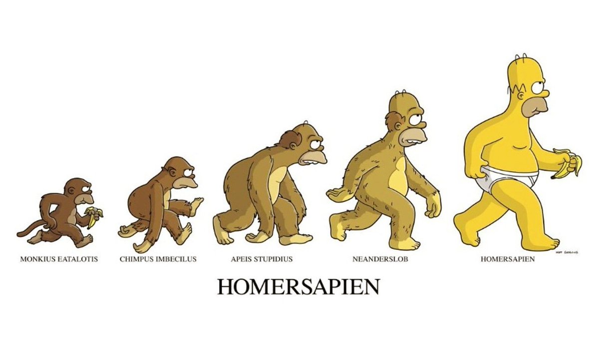 Something about Zallinger’s distinctive procession of figures, from crouching ape to striding hominin, caught the imagination of the public. It spread through popular culture as a virulent meme (even before the term had been defined) spawning multiple variants along the way. 5/10