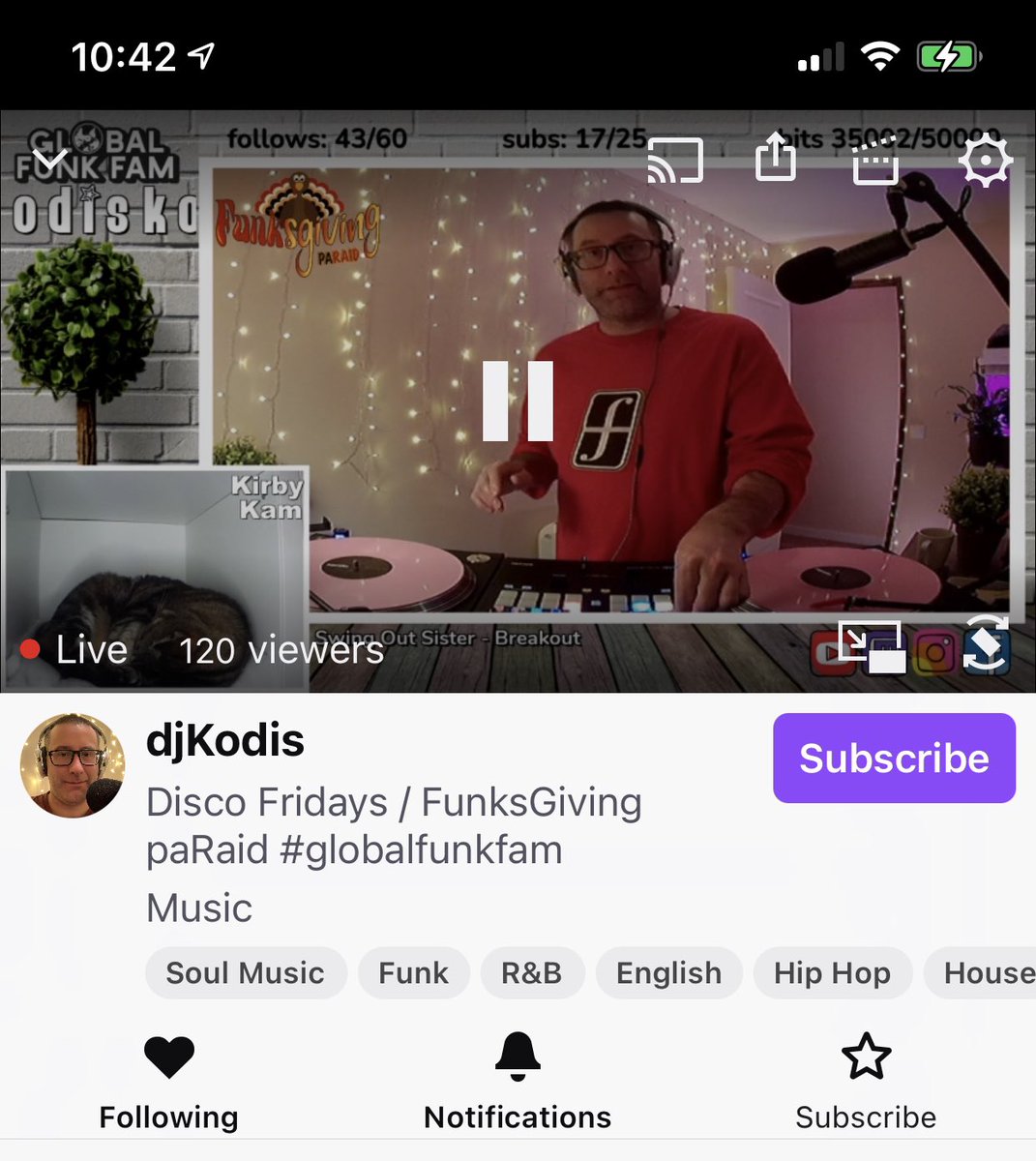 aidenscott's tweet photo. The #FUNKsgiving #paRAID is currently parked at https://t.co/HMtSZl0SnX with @DjKodis and the #disco vibes! https://t.co/PEEEGFg00M